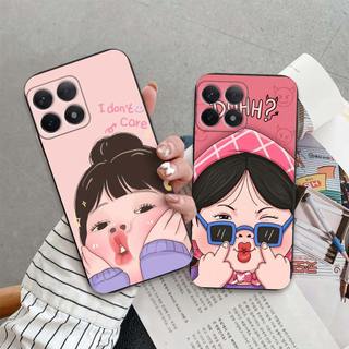Ốp lưng Xiaomi 14 / 14T / 14T Pro In hình cô gái tinh nghịch dễ thương chống sốc, mềm bảo vệ camera