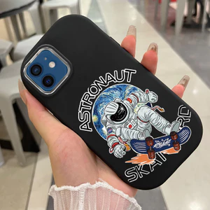 Ốp Lưng Áp dụng cho iPhone 14 14 Plus 14 Pro Max 13 Pro Max 12 Pro Max Case Astronaut Hoạt hình