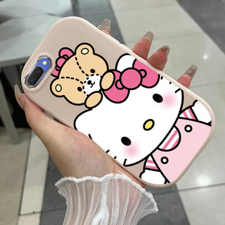 Ốp Lưng Áp dụng cho OPPO A5 A3s A12E Realme C1 Case Vỏ mềm Mèo Hoạt hình