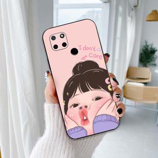 Ốp lưng Realme C20 / C21Y In hình cô gái tinh nghịch dễ thương chống sốc, mềm bảo vệ camera