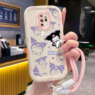 Ốp Lưng OPPO A5 2020 A9 2020 Case Thỏ đáng yêu Với Lanyard