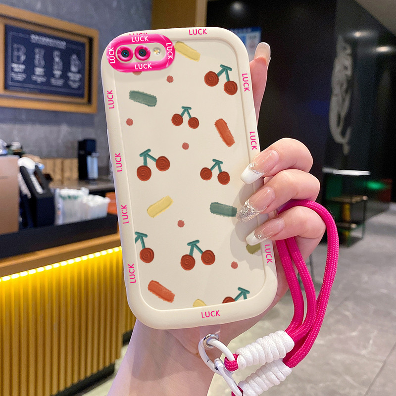 Ốp Lưng Realme C2 C2s OPPO A1K Case siêu đáng yêu Với Lanyard