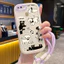 Ốp Lưng OPPO A7 A5s A12 A12s A11K Case đáng yêu Chó Với Lanyard