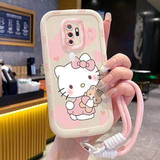 Ốp Lưng OPPO A5 2020 A9 2020 Case Mèo Dễ thương Với Lanyard