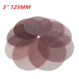 [FUXIN] 10 tờ Đĩa chà nhám lưới 5 Inch Giấy nhám bụi 80 đến 600 Grit