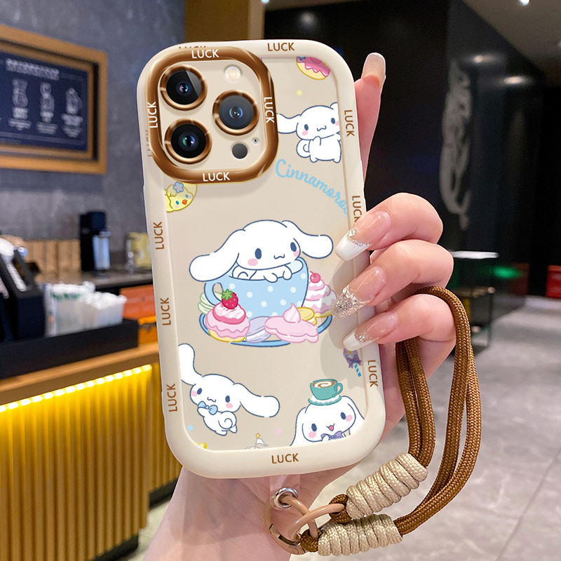 Ốp Lưng iPhone 11 11 Pro 11 Pro Max 12 12 Pro 12 Pro Max 13 13 Pro 13 Pro Max Case Động vật nhỏ Với Lanyard