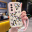 Ốp Lưng Realme C65 Case Vẽ Bướm nhỏ Với Lanyard