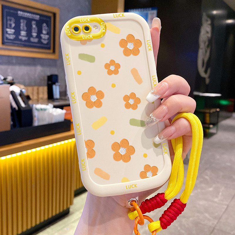 Ốp Lưng Realme C2 C2s OPPO A1K Case siêu đáng yêu Với Lanyard