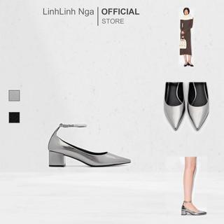 Giày PEDRO Lia Leather Heel Pumps - PW1-26480098 chính hãng đủ bill