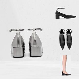 Giày PEDRO Lia Leather Heel Pumps - PW1-26480098 chính hãng đủ bill