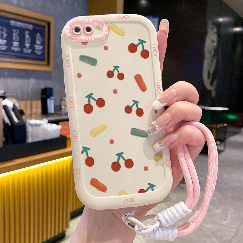 Ốp Lưng Realme C2 C2s OPPO A1K Case siêu đáng yêu Với Lanyard