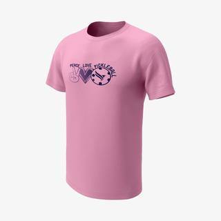 Áo Tshirt Pickleball Kamito Peace Love  - Áo Pickerball Kamito - Đồ thể thao nam / nữ chơi thể thao
