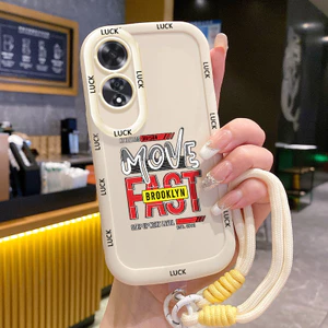 Ốp Lưng OPPO A60 4G Case Chống bụi Với Lanyard