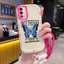 Ốp Lưng OPPO A55 4G Case Vẽ Bướm xanh Với Lanyard