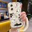 Ốp Lưng OPPO A79 5G A2 5G Case đáng yêu Chó Với Lanyard