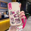 Ốp Lưng Samsung A50 A50s A30s Case Mèo đáng yêu Với Lanyard