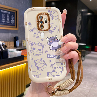 Ốp Lưng OPPO A5 2020 A9 2020 Case Thỏ đáng yêu Với Lanyard