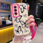 Ốp Lưng Realme C65 Case Vẽ Bướm nhỏ Với Lanyard