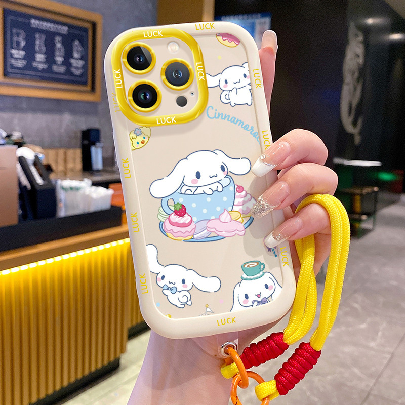 Ốp Lưng iPhone 11 11 Pro 11 Pro Max 12 12 Pro 12 Pro Max 13 13 Pro 13 Pro Max Case Động vật nhỏ Với Lanyard