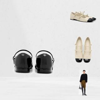 Giày PEDRO Cap-Toe Ballerina Flats - PW1-66220044 chính hãng đủ bill