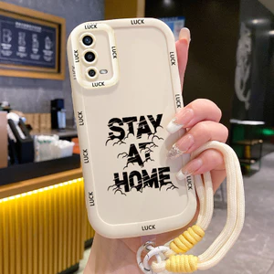 Ốp Lưng OPPO A55 4G Case Trang chủ Với Lanyard