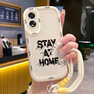 Ốp Lưng OPPO A18 A38 Case Trang chủ Với Lanyard