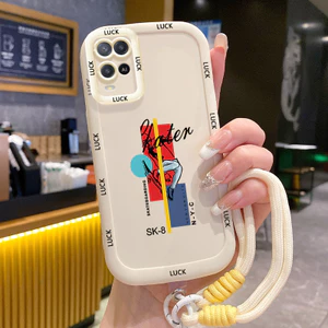 Ốp Lưng OPPO A54 4G Case Chống ngã Với Lanyard
