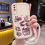 Ốp Lưng Samsung A50 A50s A30s Case Mèo đáng yêu Với Lanyard