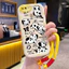 Ốp Lưng OPPO A7 A5s A12 A12s A11K Case đáng yêu Chó Với Lanyard