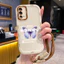 Ốp Lưng OPPO A55 4G Case Vẽ Bướm xanh Với Lanyard
