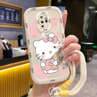 Ốp Lưng OPPO A5 2020 A9 2020 Case Mèo Dễ thương Với Lanyard