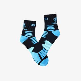 Tất thể thao nam Kamito Galaxy V3, chất liệu cotton, họa tiết sọc đen Sport