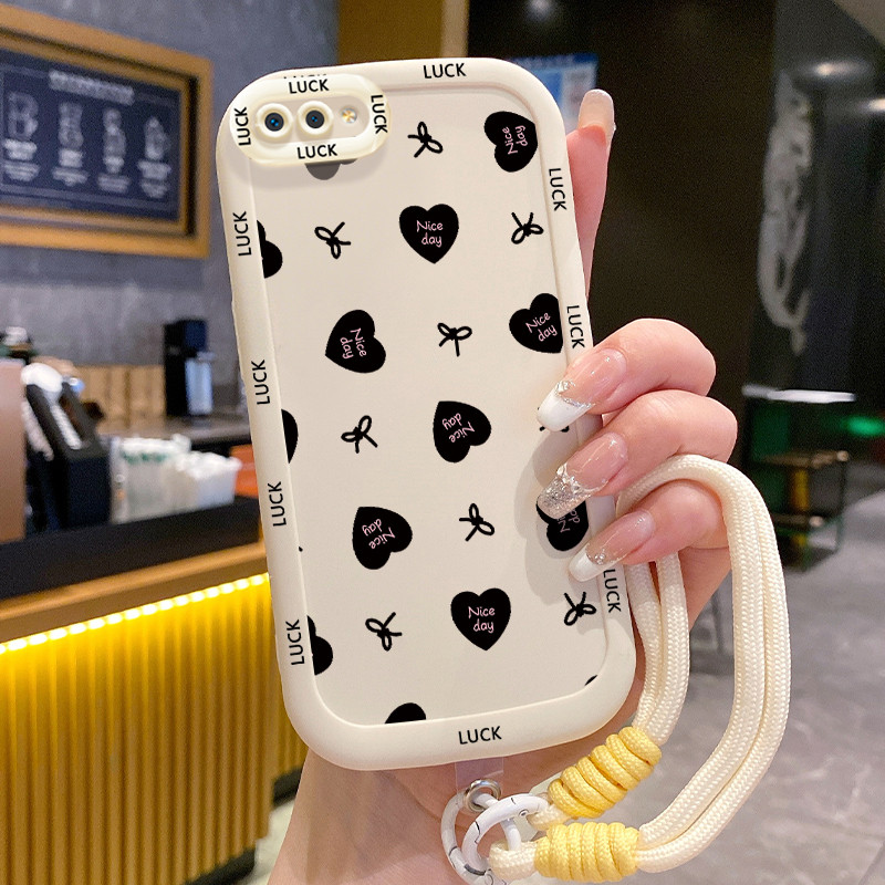 Ốp Lưng Realme C2 C2s OPPO A1K Case Dễ thương Với Lanyard