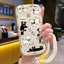 Ốp Lưng OPPO A7 A5s A12 A12s A11K Case đáng yêu Chó Với Lanyard