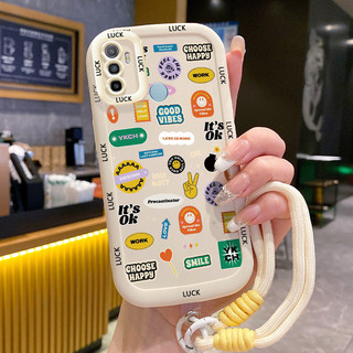 Ốp Lưng OPPO A53 2020 A33 2020 A53s A32 A11s Case Chống ngã Với Lanyard