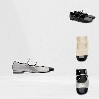 Giày PEDRO Cap-Toe Ballerina Flats - PW1-66220044 chính hãng đủ bill