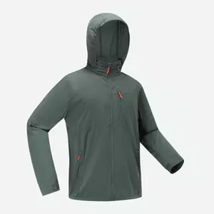 Áo khoác chống nắng nam DECATHLON Helium 500 xanh lá mã 8862022