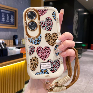 Ốp Lưng OPPO A60 4GCase Dâu tây Vỏ mềm Với Lanyard
