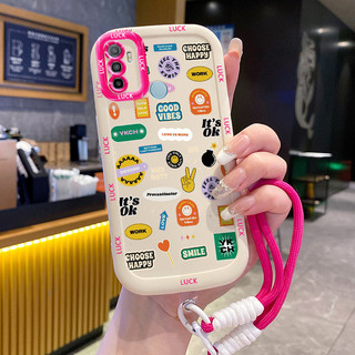 Ốp Lưng OPPO A53 2020 A33 2020 A53s A32 A11s Case Chống ngã Với Lanyard