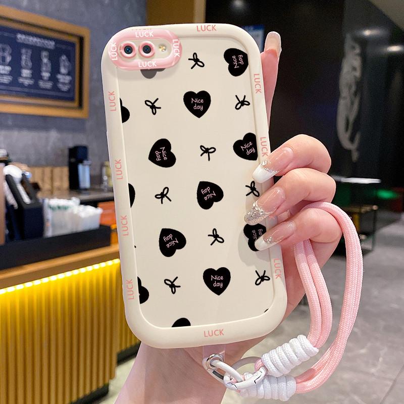 Ốp Lưng Realme C2 C2s OPPO A1K Case Dễ thương Với Lanyard