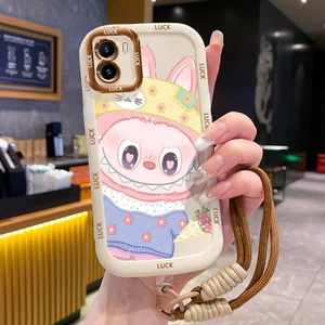 Ốp Lưng VIVO Y15S Y15A Y15C Y01 Case Thỏ đáng yêu Với Lanyard
