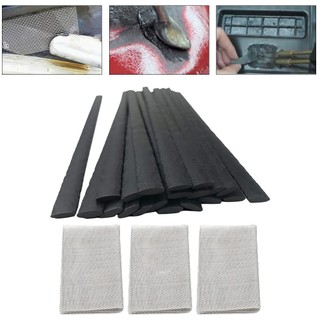 [FUXIN] 10 Que hàn nhựa 23x1cm với 3 lưới sửa chữa cho cản PP để sửa chữa thuyền Kayak