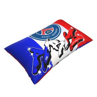 Vỏ gối sang trọng hai mặt Paris Saint-Germain F.C, miếng bảo vệ gối sang trọng siêu mềm, nhiều kích cỡ, ghế sofa, giường, có khóa kéo, vỏ bảo vệ gối 。
