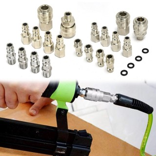 [FUXIN] 10 Bộ kết nối máy nén khí 1 / 4 Đầu nối ống khí khớp nối nhanh