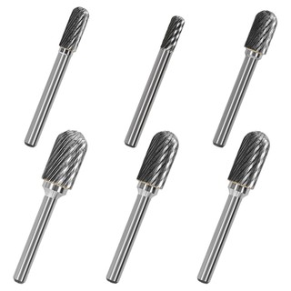 [FUXIN] Bộ định tuyến tập tin quay chuôi 6mm Mài Burr Đánh bóng tập tin thép quay Loại C