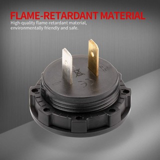 [FUXIN] 1 CÁI DC 12V 24V Thay Thế Ô Tô Vôn Kế Đồng Hồ Đo Vôn Kế LED Kỹ Thuật Số Chống Thấm Nước