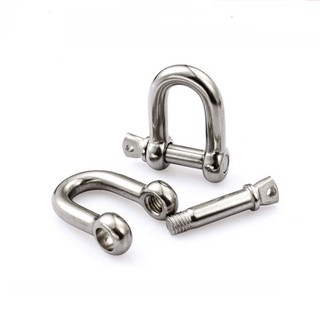 [FUXIN] Nơ kéo nâng bằng thép không gỉ D Link Rigging Còng Marine 5mm - 10mm