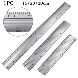 [FUXIN] Dụng cụ vẽ thước thẳng bằng hợp kim nhôm 15 / 20 / 30cm