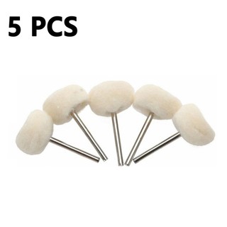 [FUXIN] 5 Chiếc Bàn Chải Đánh Bóng Len 2,35 Mm Hoàn Thiện Bóng Bánh Xe Đánh Bóng Đầu Mài