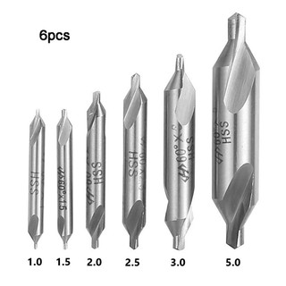 [FUXIN] 5 CÁI Máy tiện HSS Công cụ kết hợp Bit Countersink Tackle Center Spotting Drill Mill